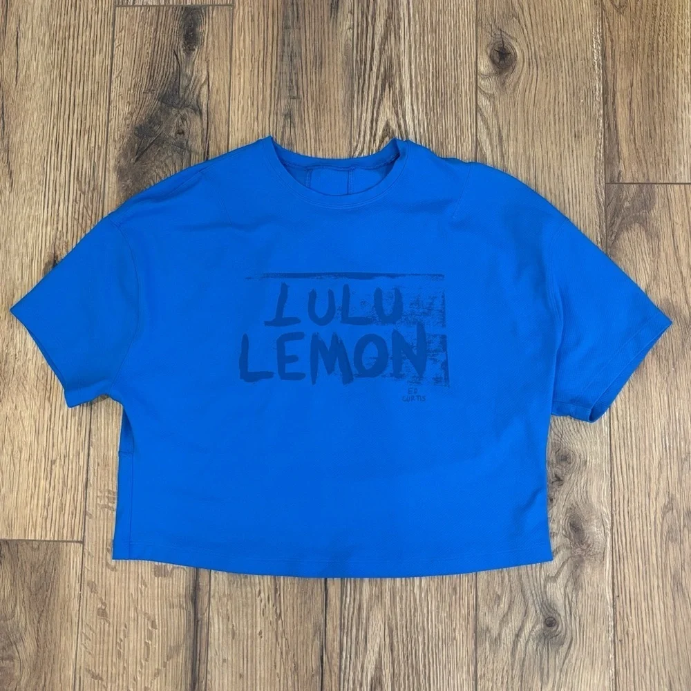 Lululemon Abrasion Resistant Training T Shirt *Ed Curtis In Poolside PTP: 20